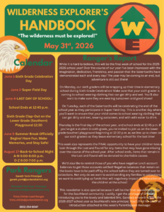 Wilderness Explorers Handbook 2025-26
