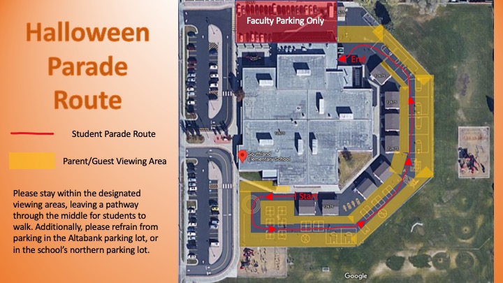 Halloween Parade Route
