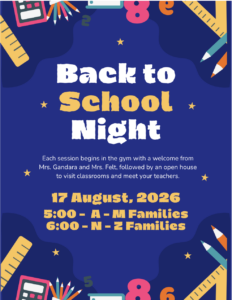 Back to School, August 17