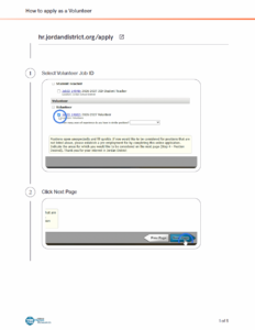 Volunteer Tutorial
